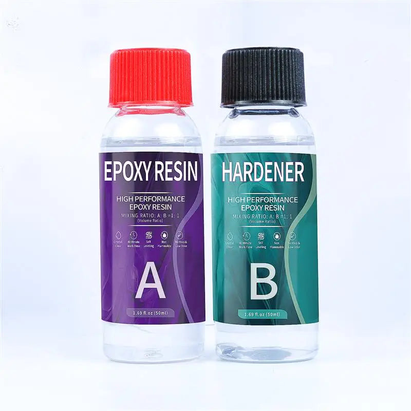 Surfboard Epoxy Resin - 1:1 Ratio with Hardener, 100 to 1000g Size Options
