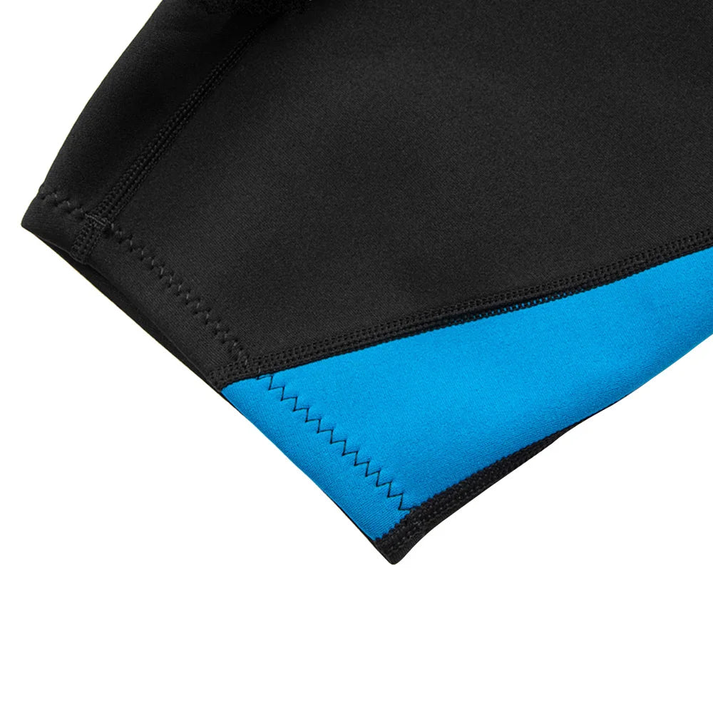 Men's Short Sleeve Surfing Wetsuit - 3mm Neoprene Spring Suit with Back Zip