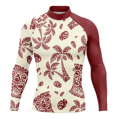 Men's Long Sleeve Rashguard - Color/Style Options, UV Protection Rash Guard