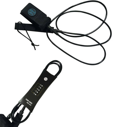 Surfboard Leash 7-8mm Thick, 6ft/7ft with Color Options, Stainless Swivel