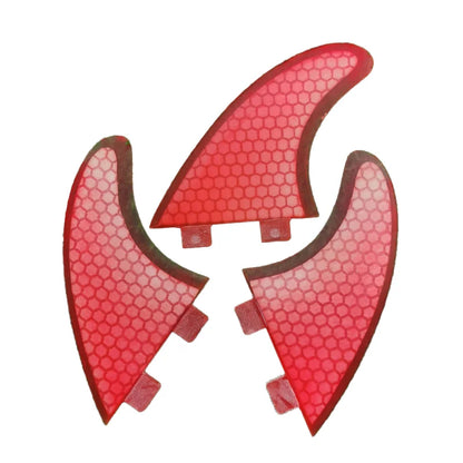 Tri-Fin M5 All Purpose Surfboard Fins, Honeycomb Fiberglass, Color Options