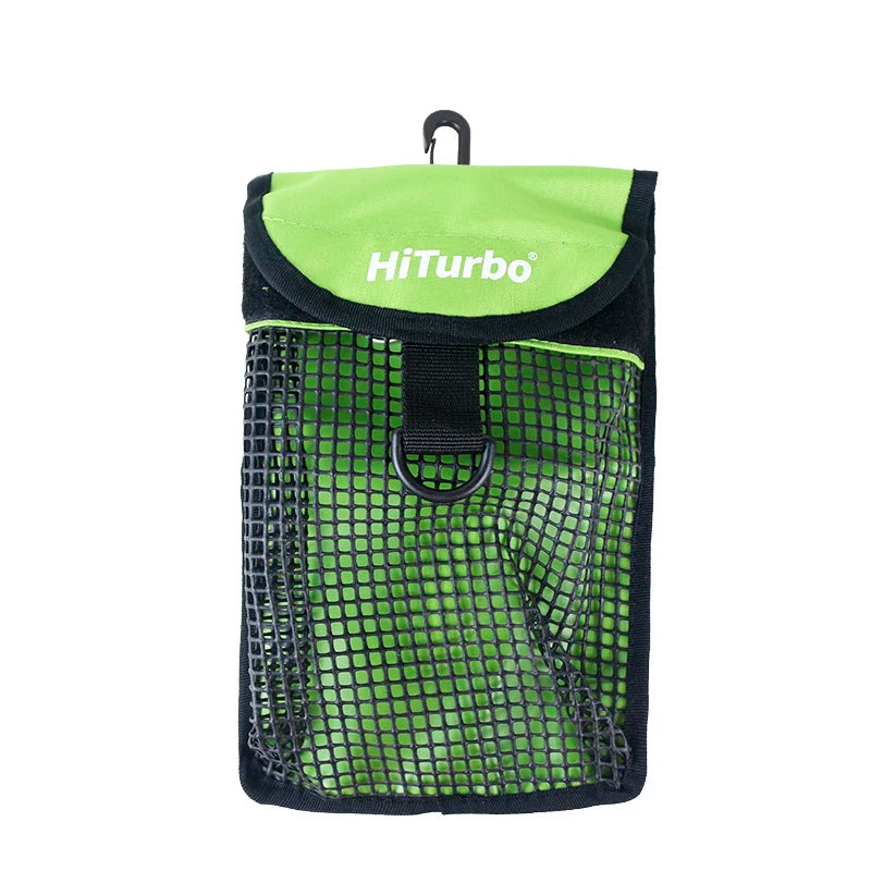 Surf Fins, Wax, Misc Storage Mesh Bag, Travel Beach Gear Surf Bag, 9" Length