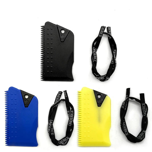 Wax Comb Surfboard Wax Remover - Stainless Steel Fin Key and Tie Rope
