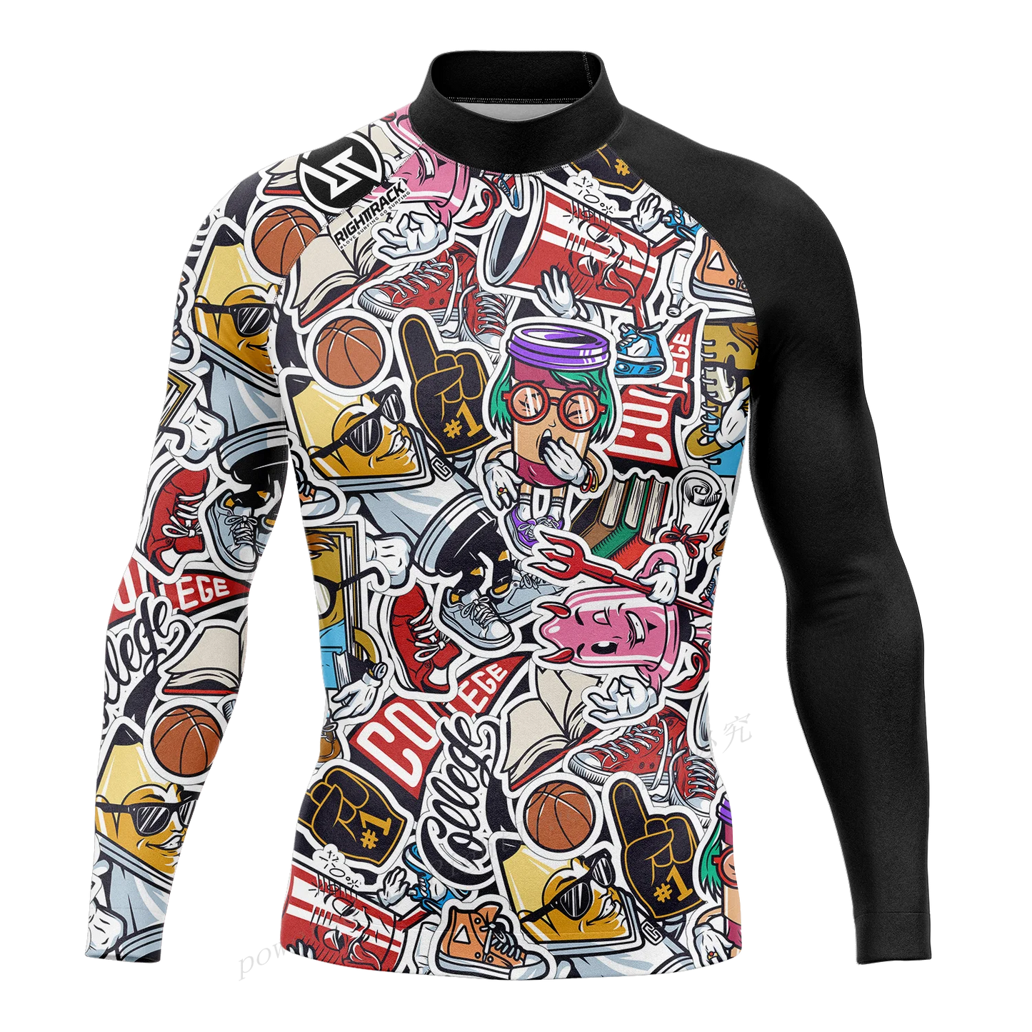 Men's Long Sleeve Rashguard - Color/Style Options, UV Protection Rash Guard