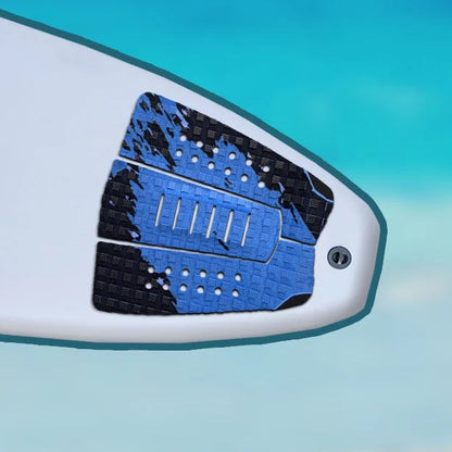 Premium EVA Surfboard Traction Pad with Color Options, 3 Piece Deck Tail Pad