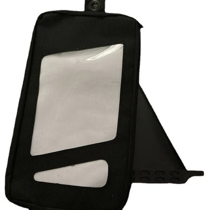 Black Surf Fin Bag Surfboard Fins Storage Bag Durable, 13.5” Length Nylon Material