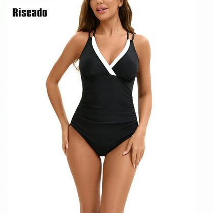 Women's One Piece Sport Swimsuit - Adjustable Straps, 3 Style / Color Options