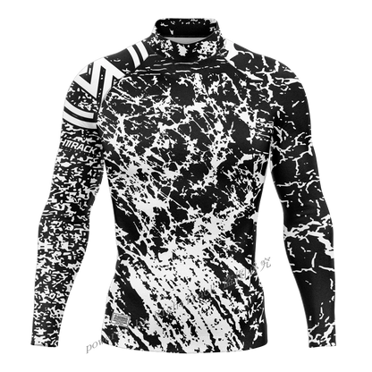 Men's Full Sleeve Rashguard, UV Surf Rash Guard with Color/Style Options