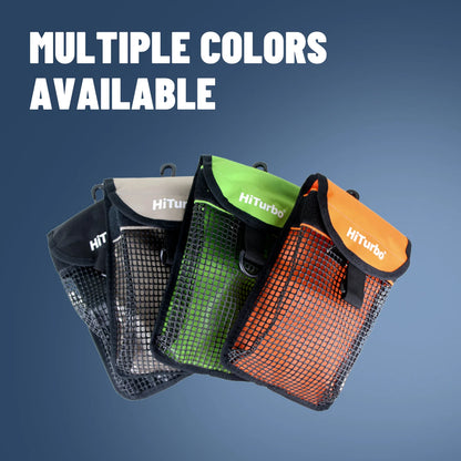 Surf Fins, Wax, Misc Storage Mesh Bag, Travel Beach Gear Surf Bag, 9" Length