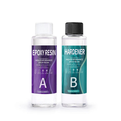 Surfboard Epoxy Resin - 1:1 Ratio with Hardener, 100 to 1000g Size Options