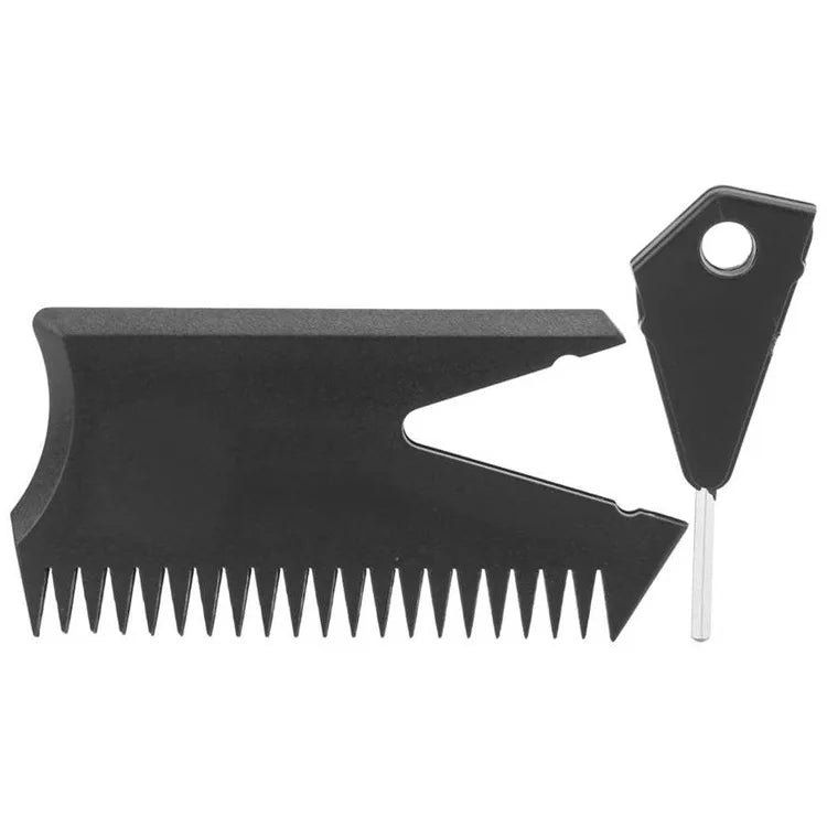 Wax Comb Surfboard Wax Remover Comb with Rail Scraper and Fin Key