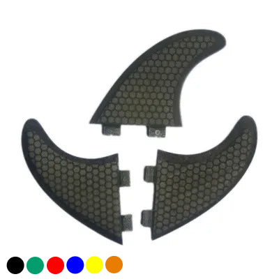 Tri-Fin M5 All Purpose Surfboard Fins, Honeycomb Fiberglass, Color Options