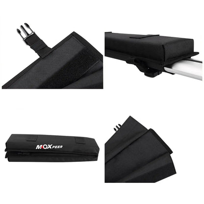 Soft Roof Rack Pads for Existing Racks - Portable with Tie Down Straps and Ropes