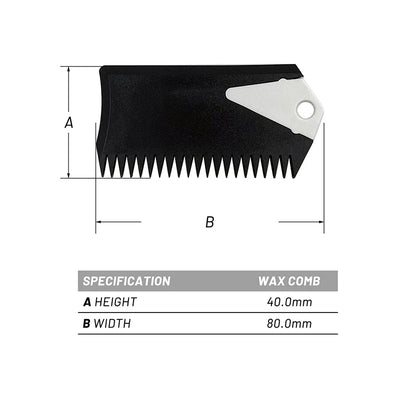 Cool Water Surf Wax plus Wax Comb and Fin Key Combo Set, 57-65F or 14-18C