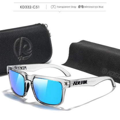 Photochromic or Night Vision Polarized Sunglasses, Eyewear With Case