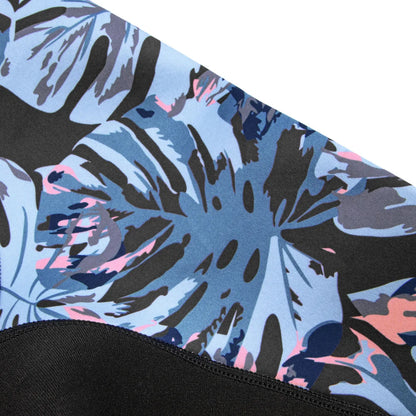 Women's Full Wetsuit - 3mm Neoprene Long Sleeve Fullsuit, Black/Hawaiian Floral