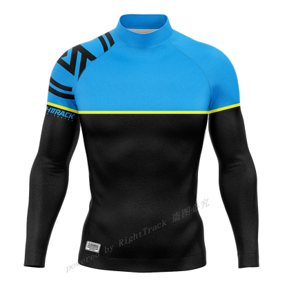 Men's Full Sleeve Rashguard, UV Surf Rash Guard with Color/Style Options