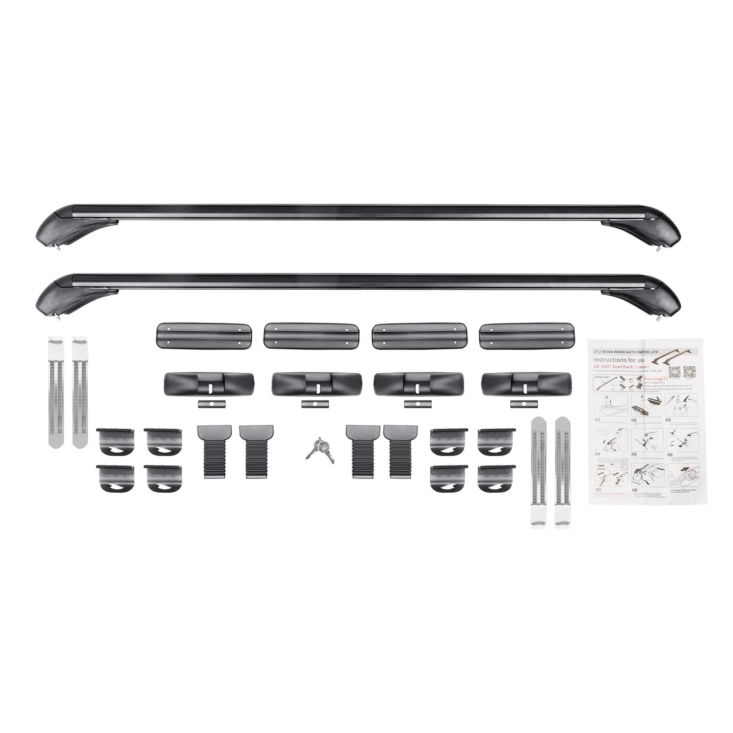 Hard Roof Racks for Car Only - 39.37" Rack Length, Overall Width Adjustable