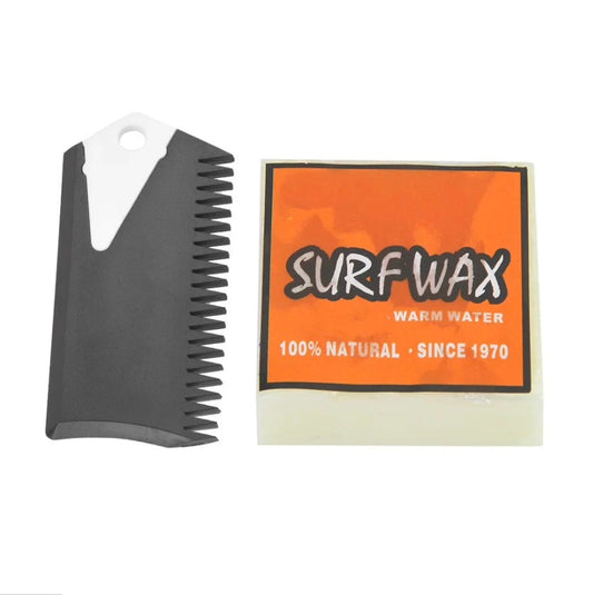 Warm Water Surf Wax - Includes Wax Comb with Fin Key, 65-75F (18-24C)