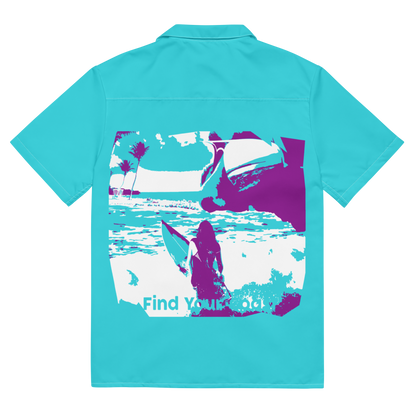 Men's Hawaiian Surf Shirt UPF50+ Protection Summer Breeze Button Down