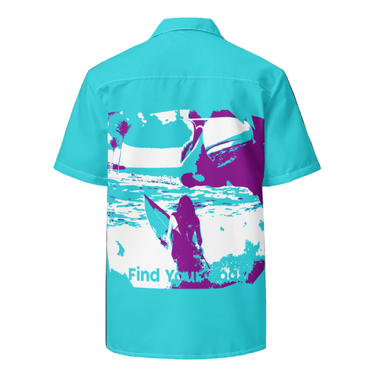 Men's Hawaiian Surf Shirt UPF50+ Protection Summer Breeze Button Down