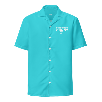 Men's Hawaiian Surf Shirt UPF50+ Protection Summer Breeze Button Down