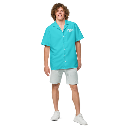 Men's Hawaiian Surf Shirt UPF50+ Protection Summer Breeze Button Down