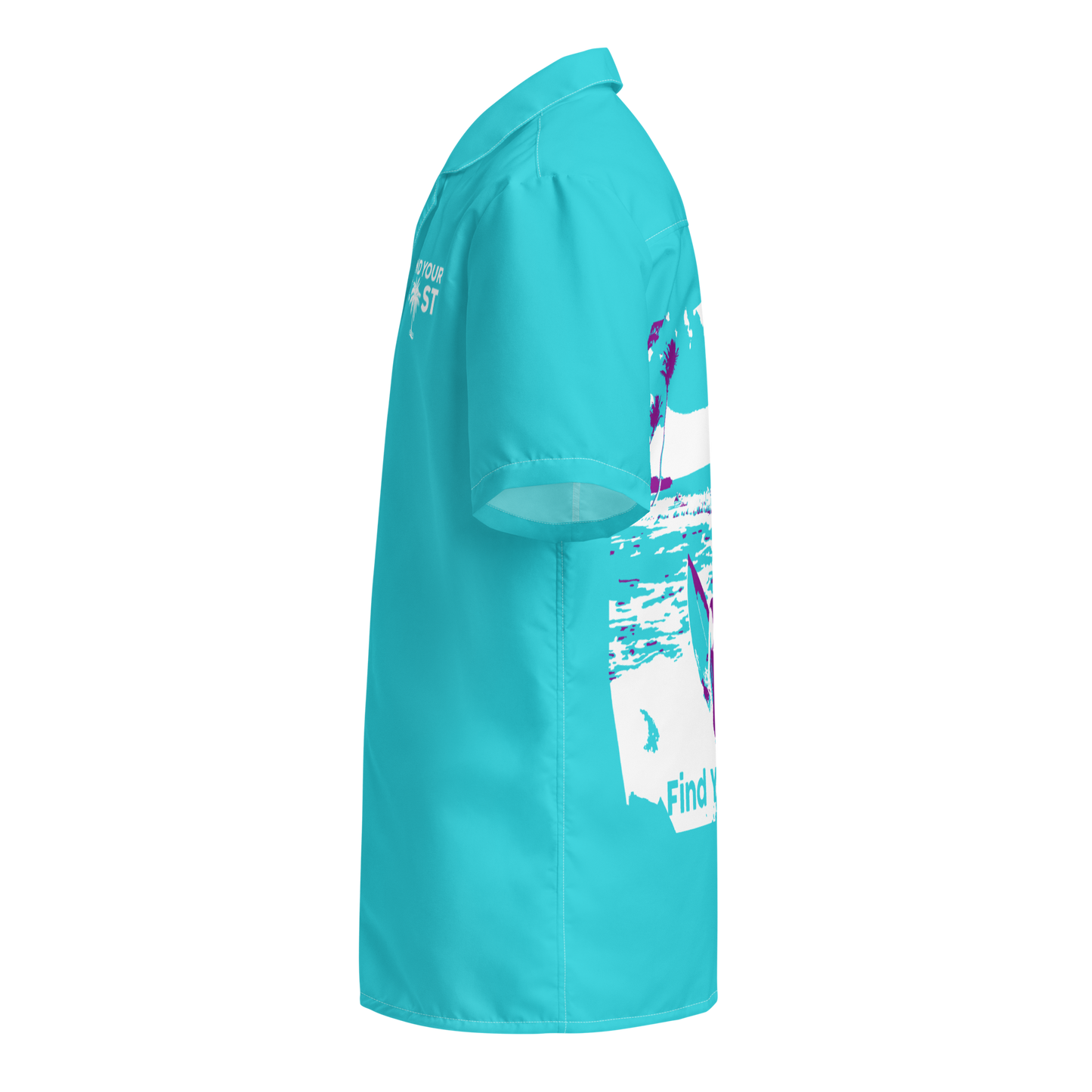 Men's Hawaiian Surf Shirt UPF50+ Protection Summer Breeze Button Down