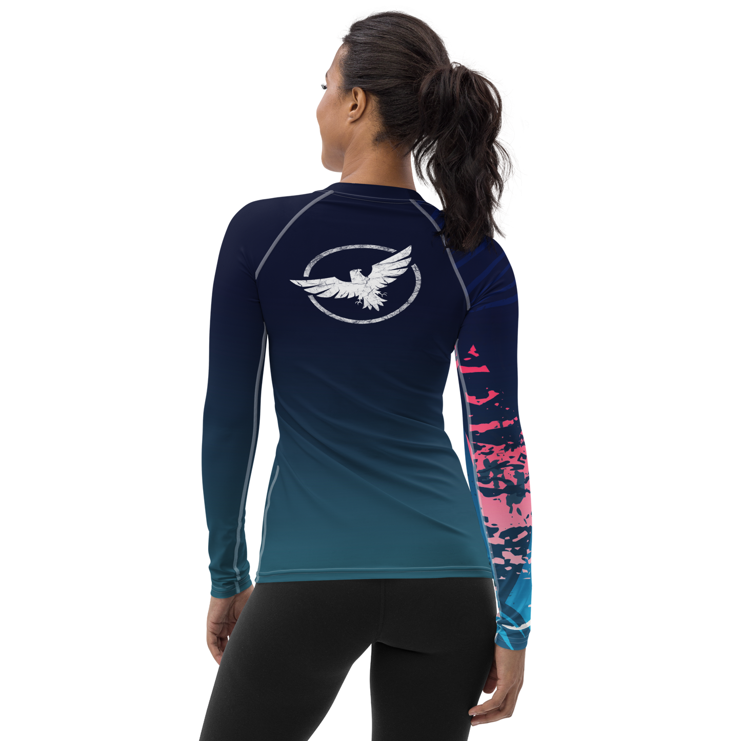 Victory Sleeve Surf Rash Guard UPF 50+ Sun Protection Four Way Stretch Fabric