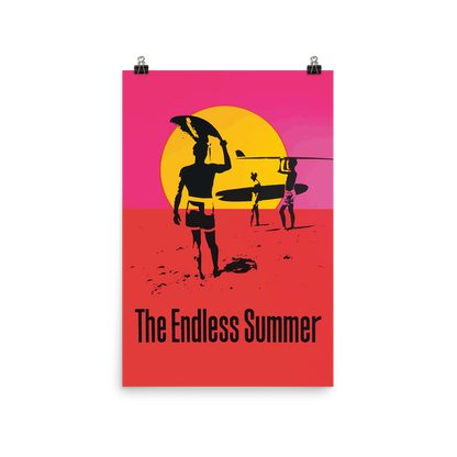 Endless Summer 1966 Surf Documentary Artwork Classic Poster - 3 Sizes