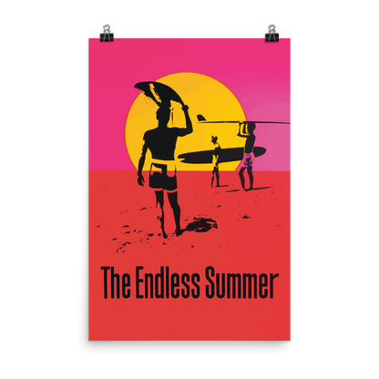 Endless Summer 1966 Surf Documentary Artwork Classic Poster - 3 Sizes