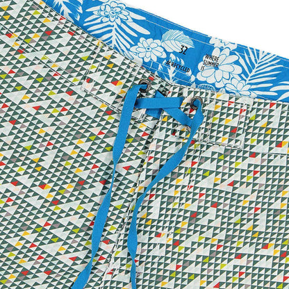 AMADO Boardshorts | Green 100% Recycled Fabric, Quick Dry Lining Free