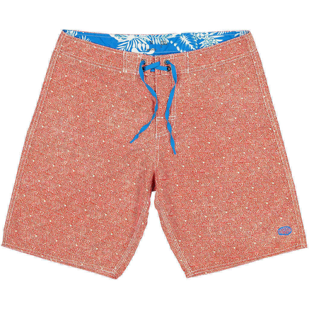 RAILAY Boardshorts |  Orange 100% Recycled Fabric, Quick Dry Lining Free
