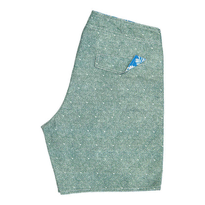SAIREE Beach Shorts | Green, Lining Free 100% Eco-Recycled Swim Trunks