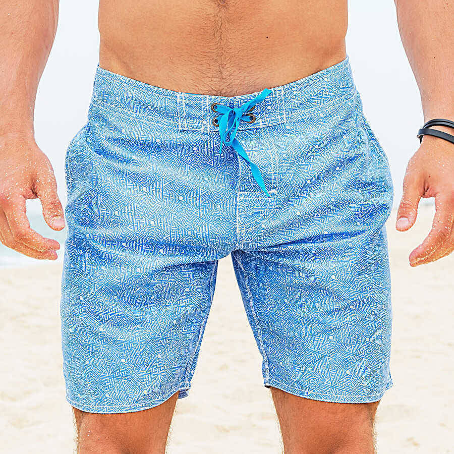 SAIREE Beach Shorts | Blue