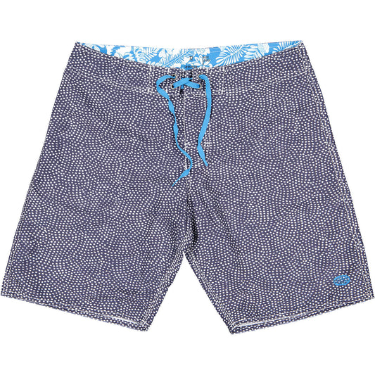 TROPEA Boardshorts | Navy, White 100% Recycled Sustainable Surf Trunks