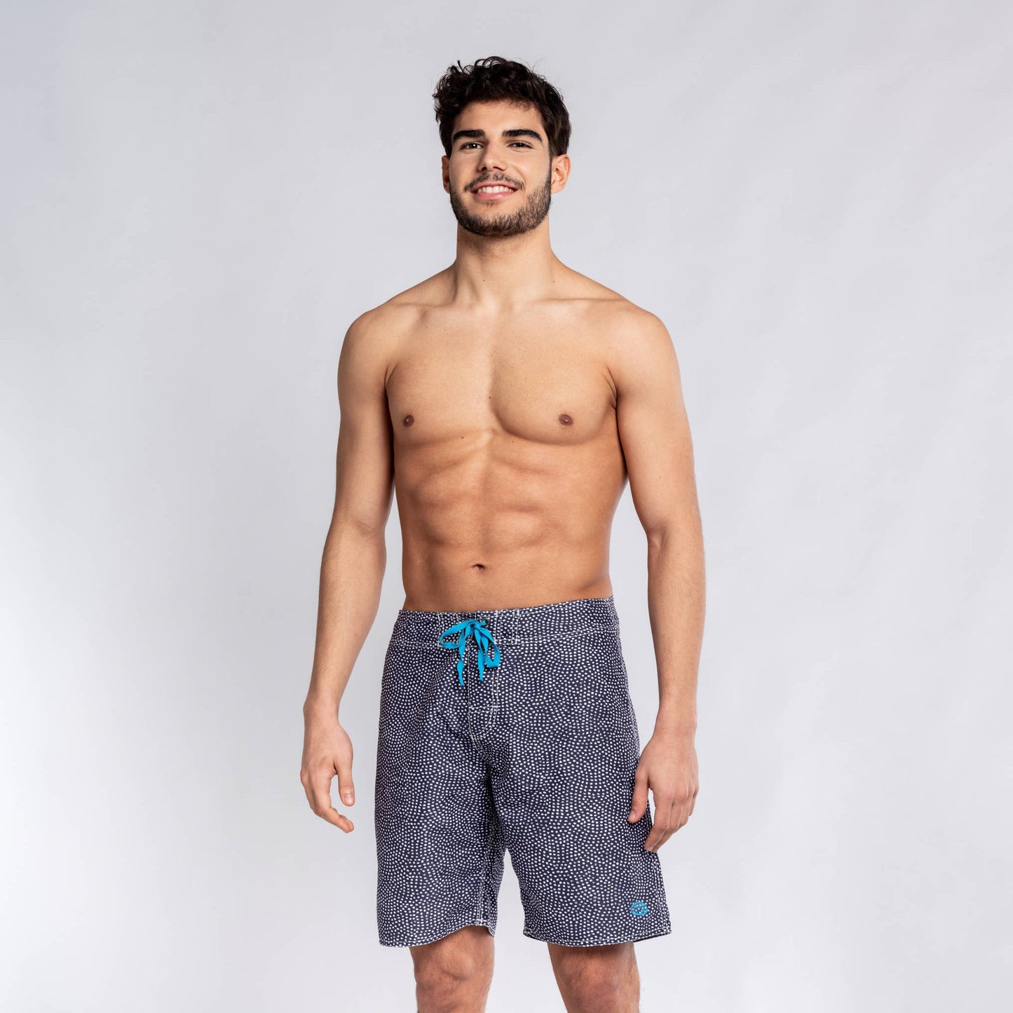 TROPEA Boardshorts | Navy, White 100% Recycled Sustainable Surf Trunks