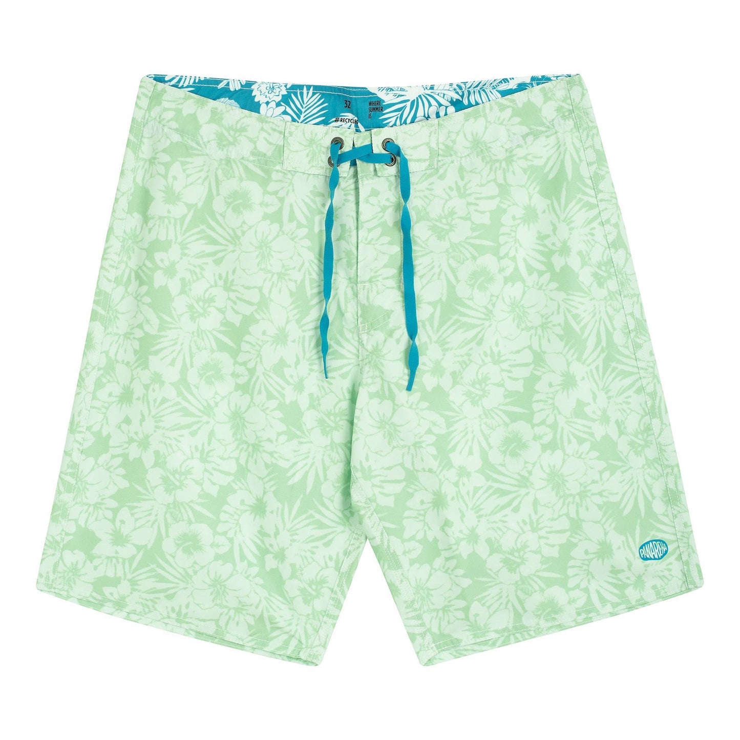 MAKENA Boardshorts | Light Green, 100% Recycled Eco-Friendly Surf Trunks
