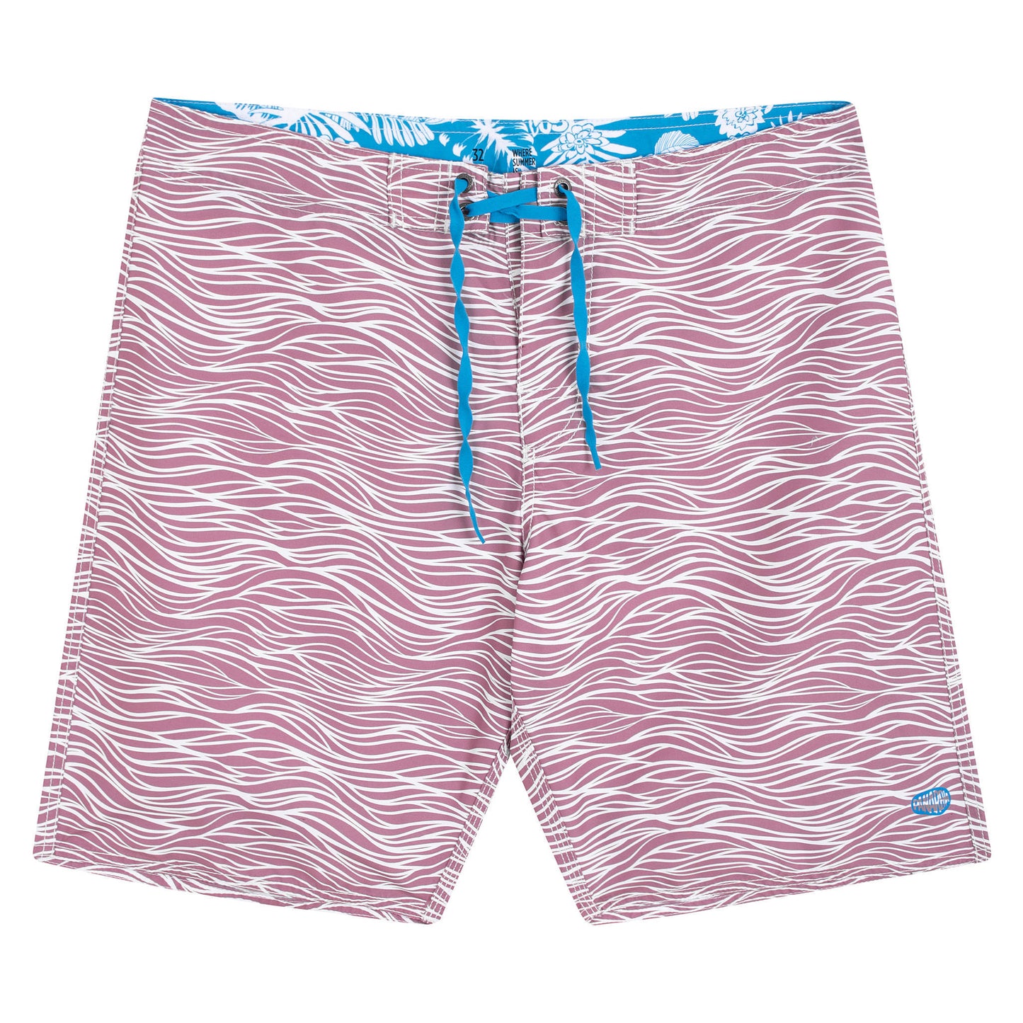 BINGIN Boardshorts | Pink 100% Recycled Fabric Eco-Friendly Surf Trunks
