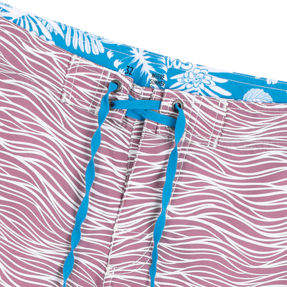 BINGIN Boardshorts | Pink 100% Recycled Fabric Eco-Friendly Surf Trunks