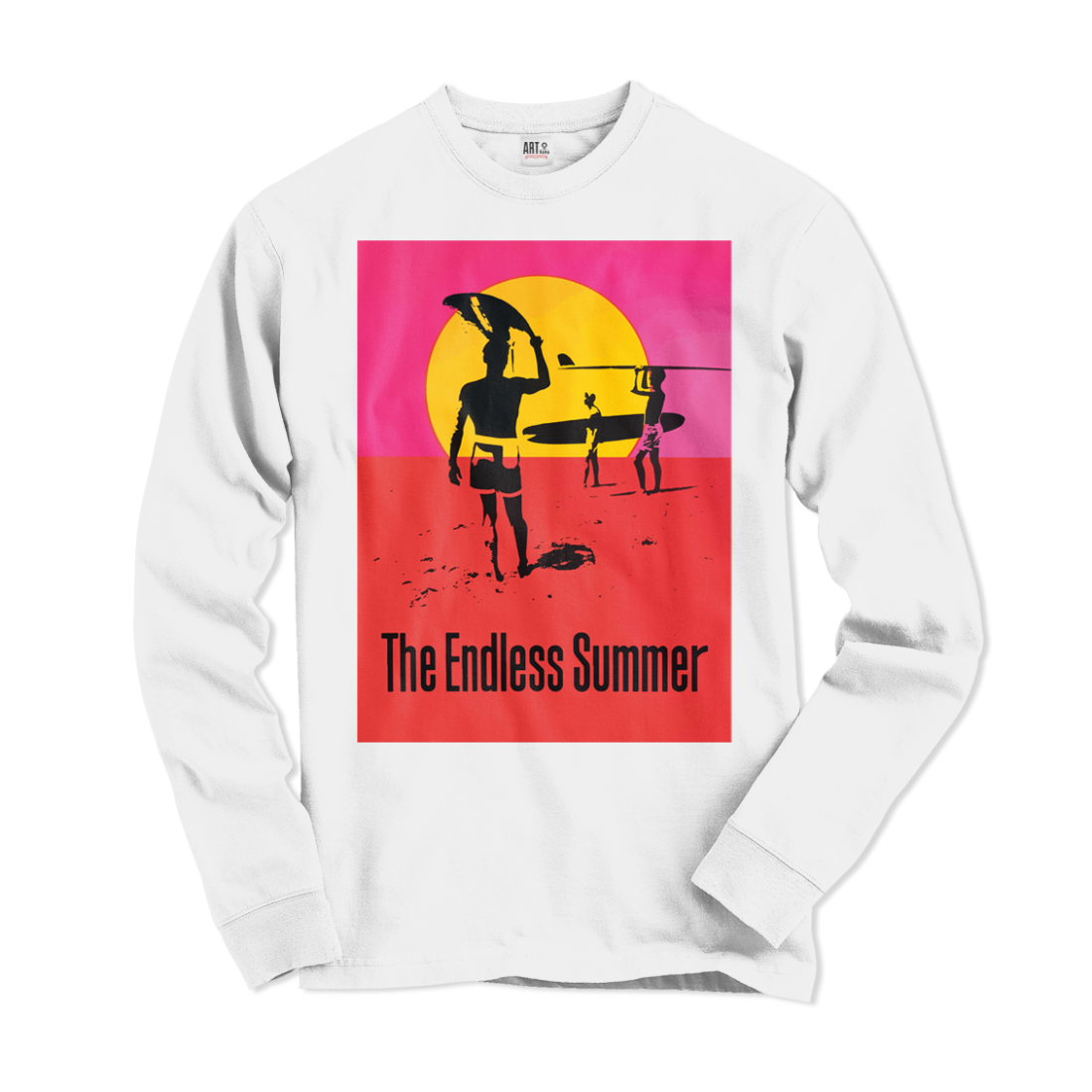 The Endless Summer 1966 Surf Classic, Long Sleeve T-Shirt by Art-O-Rama