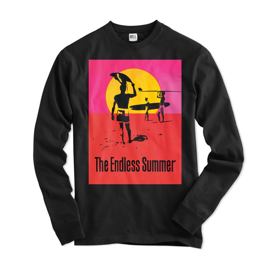 The Endless Summer 1966 Surf Classic, Long Sleeve T-Shirt by Art-O-Rama